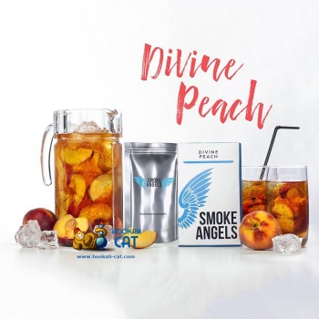 Табак для кальяна Smoke Angels Divine Peach (Ангелы Дыма Божественный Персик) 100г Акцизный - фото 1